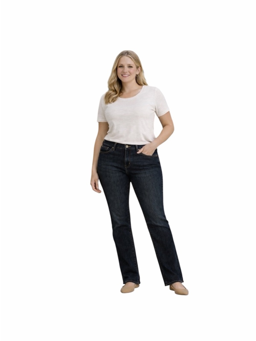 Nine West Straight Fit Jeans